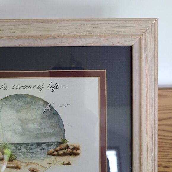 Lighthouse Inspirational Art - In The Storms of Life You Will Not Walk Alone - Picture 4 of 16